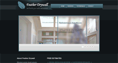 Desktop Screenshot of featherdrywall.com